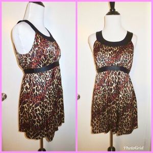 Betsey Johnson Leopard Tunic Silk